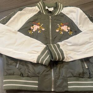 Glamorous Olive Green Bomber Jacket